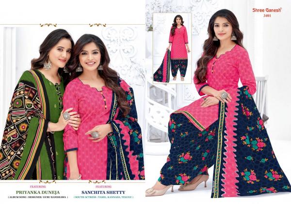 Shree Ganesh Hansika Vol-14 Cotton Designer Redymade Suit